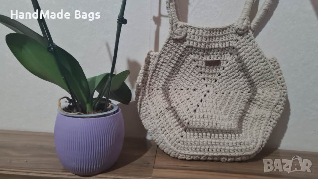 Плетена чанта: Ръчно изработени дамски чанти: Дамска чанта, снимка 9 - Чанти - 40538861