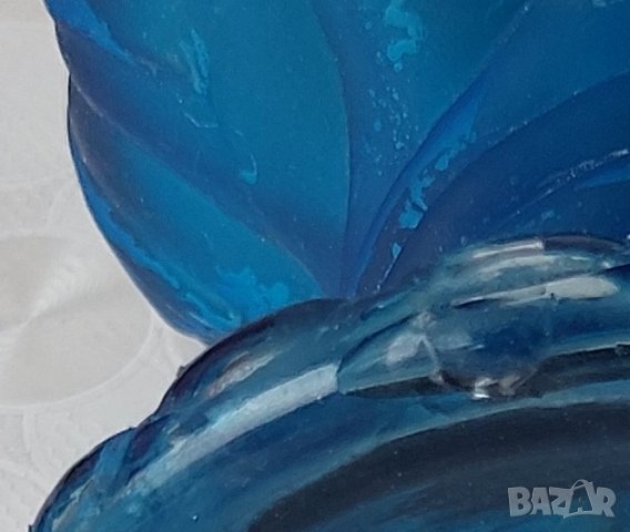 Лампи малки, газени: Стара синя газена лампа, красива и други малки лампа, стъклена газена лампа, снимка 8 - Други - 42256598