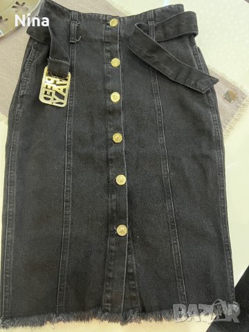 Дънкова пола, снимка 2 - Поли - 41807632