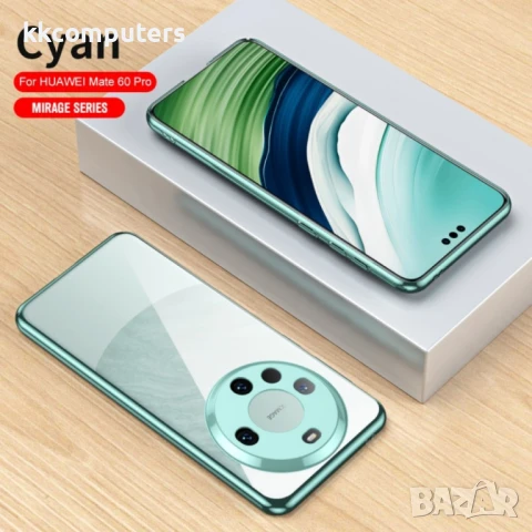 Huawei Mate 60 Pro Electroplating PC Калъф и Протектор, снимка 5 - Калъфи, кейсове - 50769587