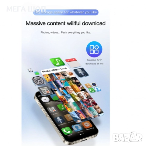 Мини смартфон,  3G WCDMA, снимка 7 - Други - 52641770