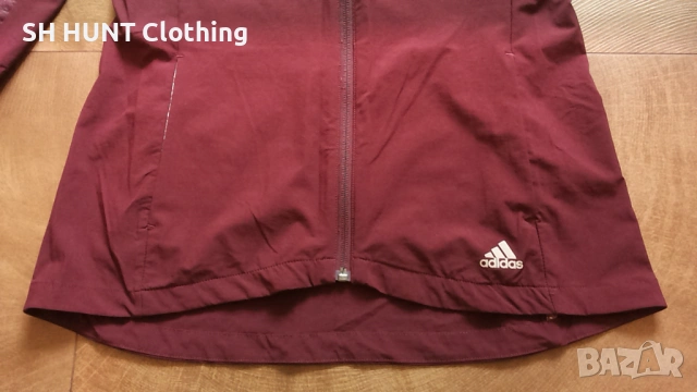 Adidas Womens Stretch Jacket Размер M дамска еластична горница 58-51, снимка 4 - Спортни екипи - 53209715