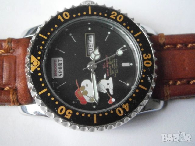 Snoopy Sports. quartz, Japan / дамски / юношески, снимка 3 - Дамски - 52293680
