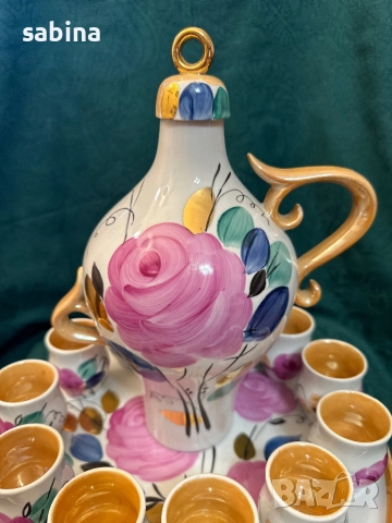 Рядък лимитиран руски/съветски сервиз на Дулево, снимка 4 - Антикварни и старинни предмети - 51750008