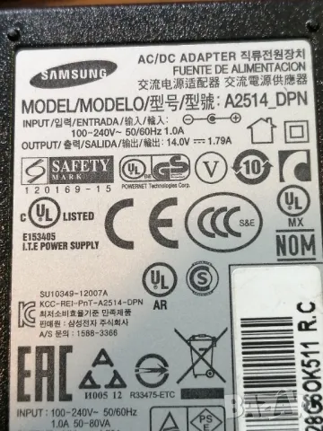 Захранване SAMSUNG A2514 DPN 14V, 1,79A, 25 W, снимка 3 - Друга електроника - 48659515