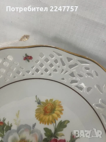 Фруктиера порцелан, снимка 5 - Антикварни и старинни предмети - 51217582