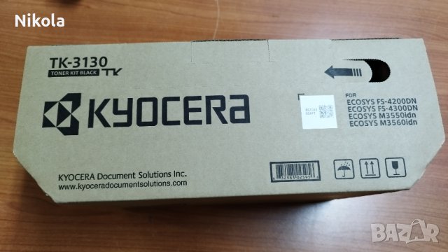 Kyocera Toner cartridge TK-3130 Black - оригинална тонер касета, снимка 6 - Консумативи за принтери - 41338600