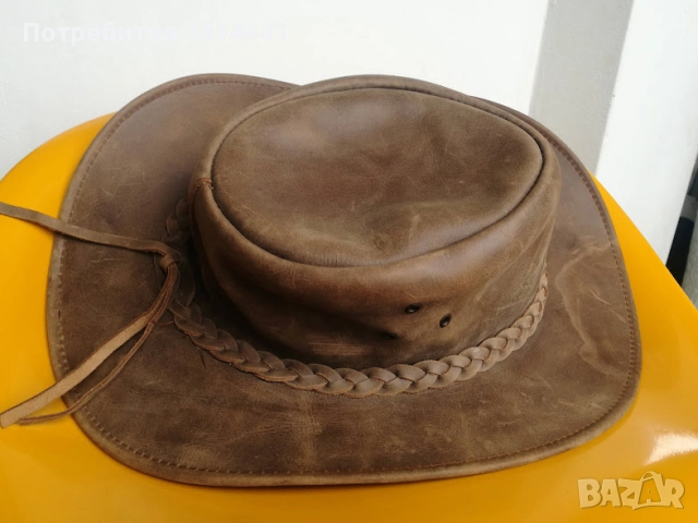 краварска шапка от естествена дебела кожа, снимка 2 - Екипировка - 52183771