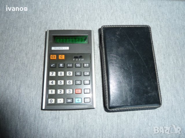 калкулатор TRIUMPH 81S , снимка 1 - Антикварни и старинни предмети - 34495593