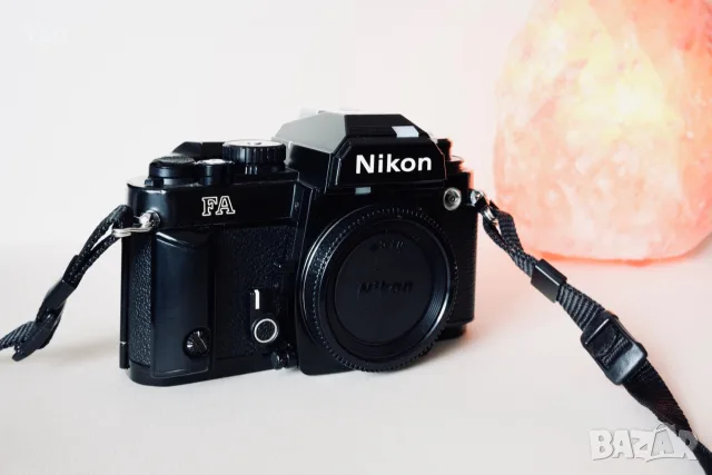 Nikon FA лентова/филмова камера + MotorDrive MD-15, снимка 4 - Фотоапарати - 56208564