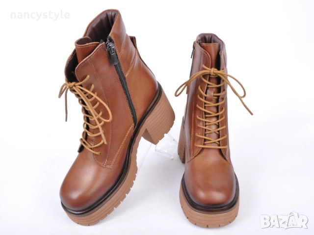 ЗИМА '25'26! Кожени дамски боти - Два цвята, снимка 3 - Дамски боти - 52659866