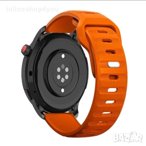 Силиконова Каишка за Huawei Watch GT2 GT3 Xiaomi Amazfit GTR 22mm, снимка 8 - Смарт гривни - 41762506