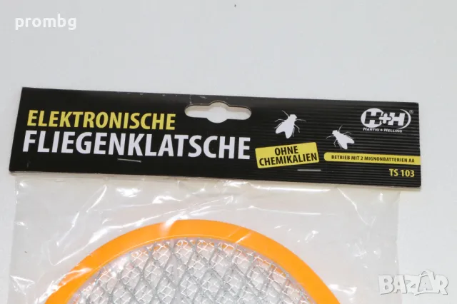 Електрически мухобойка, внос от Германия, снимка 5 - Други стоки за дома - 48976080