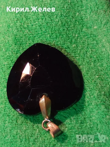 ГОЛЯМО ФАСЕТИРАНО СЪРЦЕ АРТ МЕДАЛЬОН от КРИСТАЛ 79831, снимка 7 - Колиета, медальони, синджири - 30568623