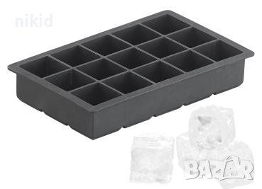15 бр квадрат куб кубчета силиконов молд форма калъп за фондан шоколад гипс сапун бонбони желе гипс, снимка 3 - Форми - 39042404