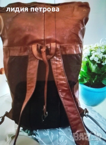 Обява 6.Кожена раница , снимка 3 - Раници - 51547953