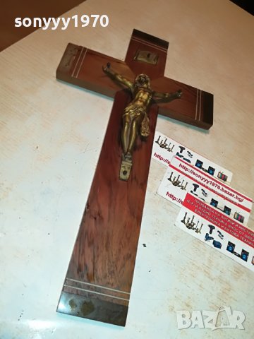 КРЪСТ С ХРИСТОС ОТ ФРАНЦИЯ 1212221403, снимка 15 - Антикварни и старинни предмети - 38984210