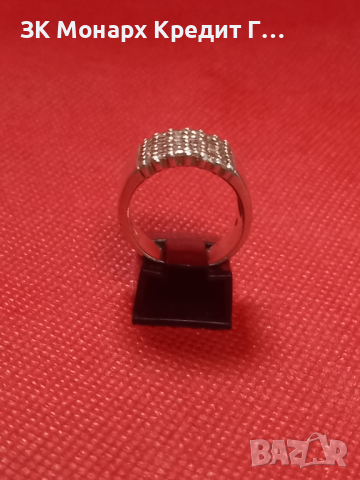 Сребърен пръстен, снимка 3 - Пръстени - 44625892