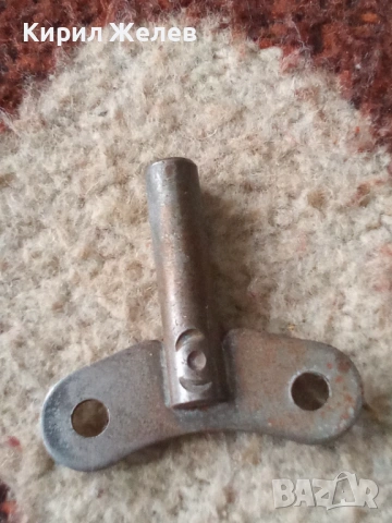 Антикварен ключ за стенен часовник 26189, снимка 4 - Антикварни и старинни предмети - 53485496