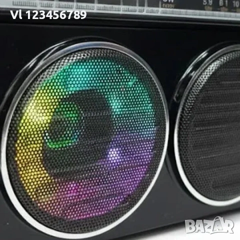 Портативно ретро 3 лентов приемник GOLON RX-666SD FM,АМ;SWBT,USB,TF, снимка 5 - Радиокасетофони, транзистори - 53833167