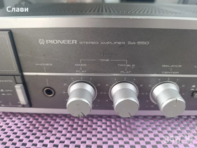 Усилвател PioneerSA-550 , снимка 6 - Ресийвъри, усилватели, смесителни пултове - 55966540
