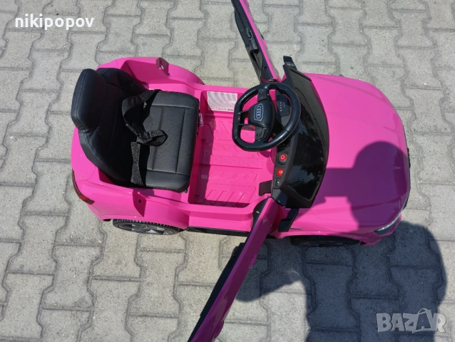 AUDI Акумулаторен джип Audi SQ8 e-tron мет. розов, снимка 10 - Детски велосипеди, триколки и коли - 53569231