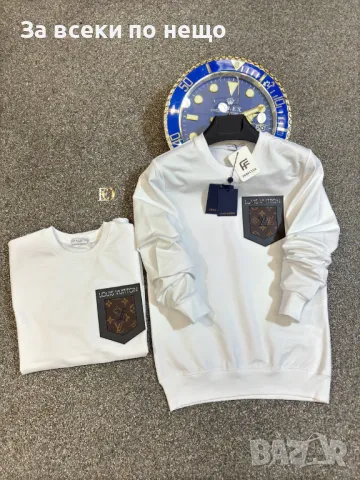 Мъжка блуза с дълъг ръкав Lacoste🔝Louis Vuitton🔝Emporio Armani Код D1575, снимка 6 - Блузи - 48411099