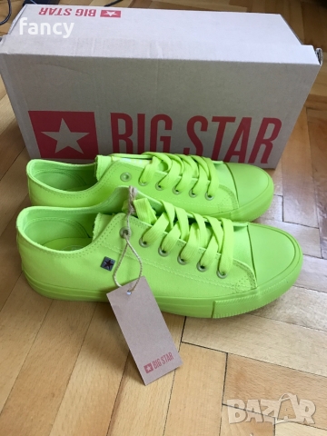 Зелени летни кецове Big Star, снимка 4 - Кецове - 36088703