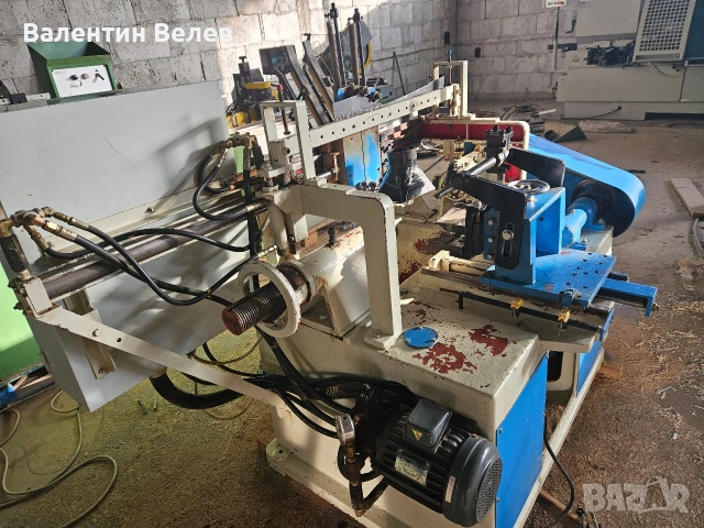 Автоматичен копирен струг за дървени крачета,година 2012,пълен автмат, снимка 15 - Други машини и части - 53652277