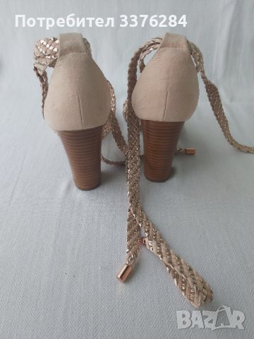 Дамски сандали с каишка на ток, снимка 7 - Сандали - 40488703