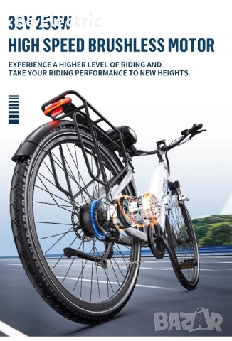 НОВО!!! Електрическо Колело Onesport OT05Pro 250W 36V/22.5AH , снимка 8 - Велосипеди - 52605790