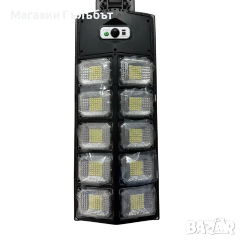 Led соларна улична лампа - сензор за движение и дистанционно управление, снимка 4 - Външни лампи - 56107386