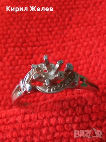СТАР СРЕБЪРЕН ПРЪСТЕН СРЕБРО ВИСОКА ПРОБА ХУДОЖЕСТВЕНА МАЙСТОРСКА ФИНА РЪЧНА РЕТРО ИЗРАБОТКА 41511, снимка 12 - Антикварни и старинни предмети - 50542265