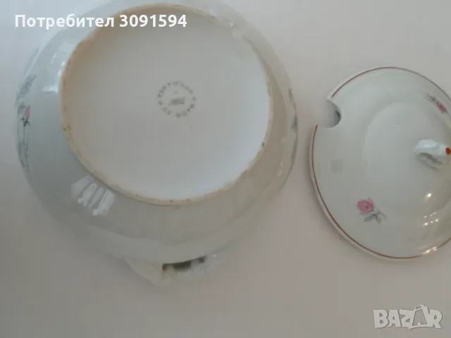 Супник ретро винтидж български порцелан Изида, снимка 5 - Други ценни предмети - 49708445
