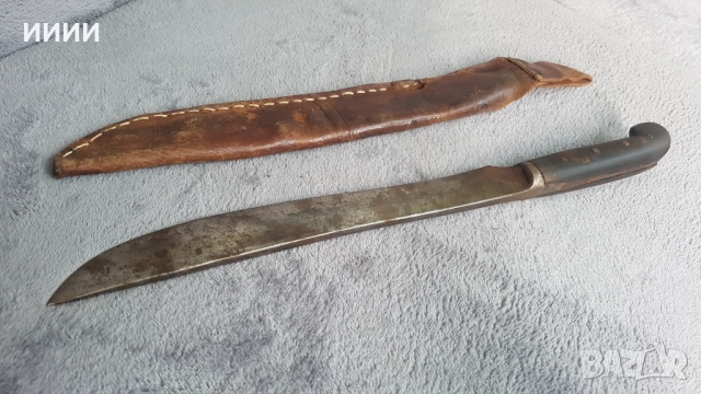 Нож каракулак аламия с кания, снимка 2 - Антикварни и старинни предмети - 52053848