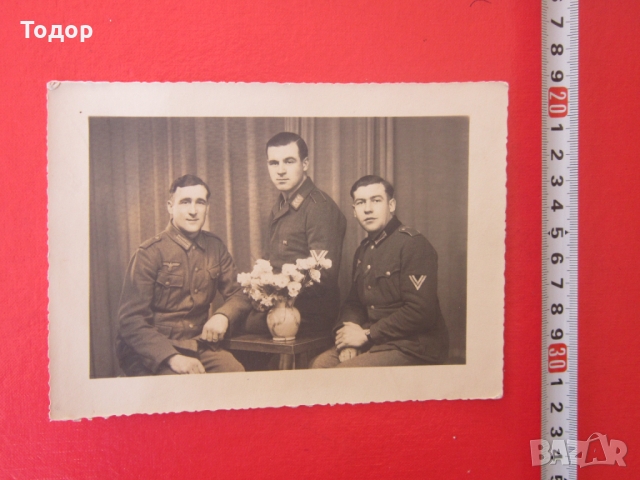 Стара снимка немски войник 3 Райх 22, снимка 2 - Колекции - 36043885