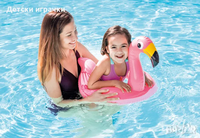 Детски надуваем пояс Intex Animal Split 76x55см, 5 варианта, за деца 3-6 г, снимка 7 - Надуваеми играчки - 49980763