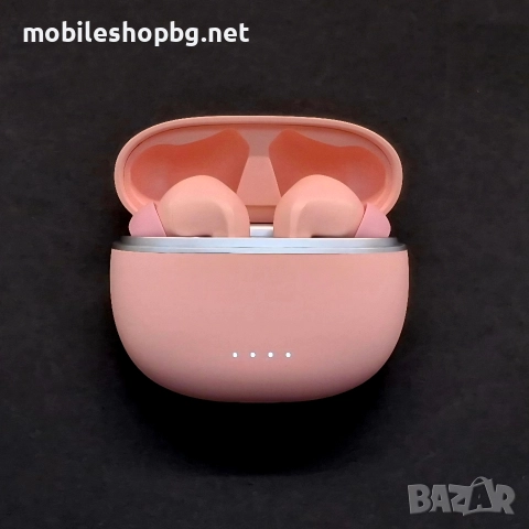 безжични слушалки розови 
