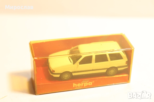 HERPA H0 1/87 VW PASSAT КОЛИЧКА КАМИОН МОДЕЛ, снимка 2 - Колекции - 52891795