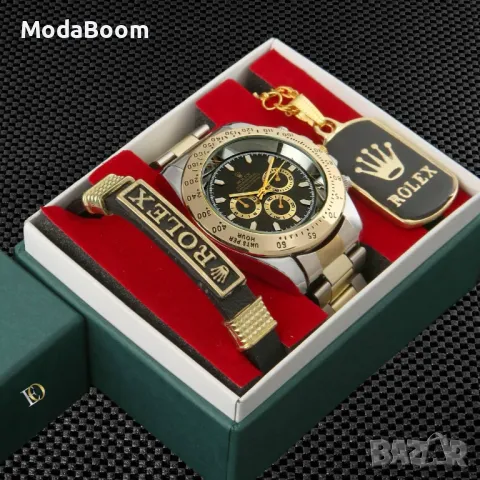 Rolex мъжки подаръчни комплекти , снимка 9 - Подаръци за мъже - 48354021
