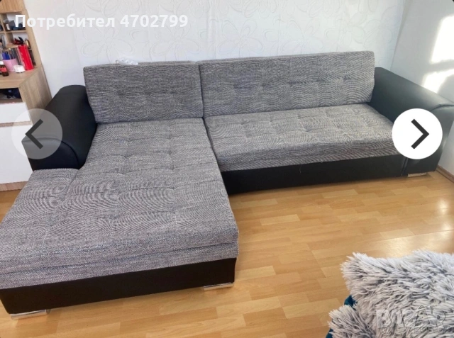 Диван ъглов 275/200, снимка 3 - Дивани и мека мебел - 53426176