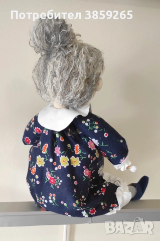 Кукла Баба Марта. Ръчна изработка., снимка 11 - Кукли - 52421044