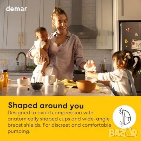 Носима електрическа помпа за кърма Medela Motion InBra, снимка 6 - Помпи за кърма - 55806905