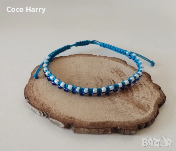 Комплект гривни Ах морето,ръчно изработени, снимка 4 - Гривни - 53134663