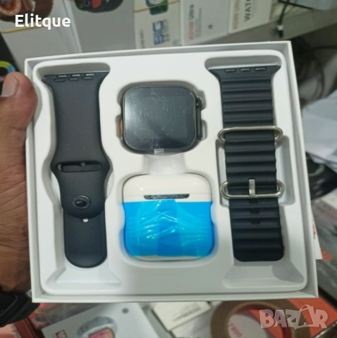 Комплект Smart часовник + TWS слушалки  , снимка 4 - Смарт часовници - 52903043