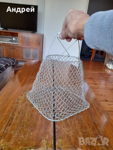 Стара метална пазарска чанта #4, снимка 3 - Други ценни предмети - 53405079