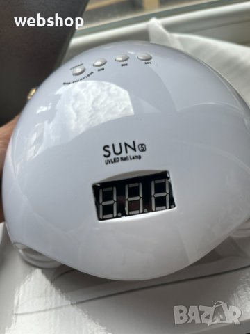 Елегантна и компактна UV LED лампа за нокти SUN5 с висока мощност-48W