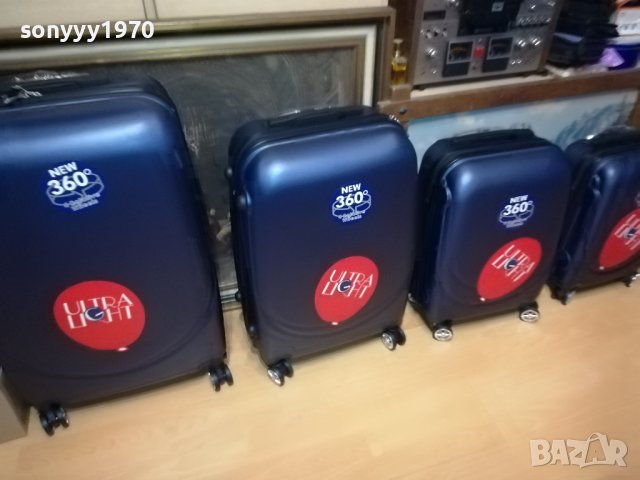 КУФАРИ 4БР НОВИ С ТВЪРДИ СТРАНИЦИ И КОЛЕЛЦА 1108231005, снимка 6 - Куфари - 41822375