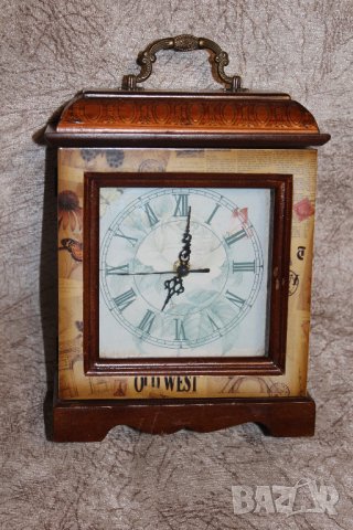 Настолен ретро кварцов часовник, снимка 2 - Стенни часовници - 41680373