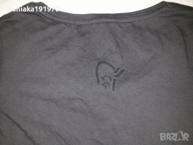 Norrona Cotton Logo T-Shirt (ХS) спортна тениска, снимка 4 - Тениски - 36165522